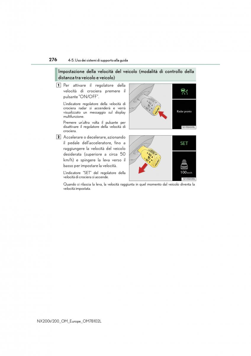 Lexus NX manuale del proprietario / page 276