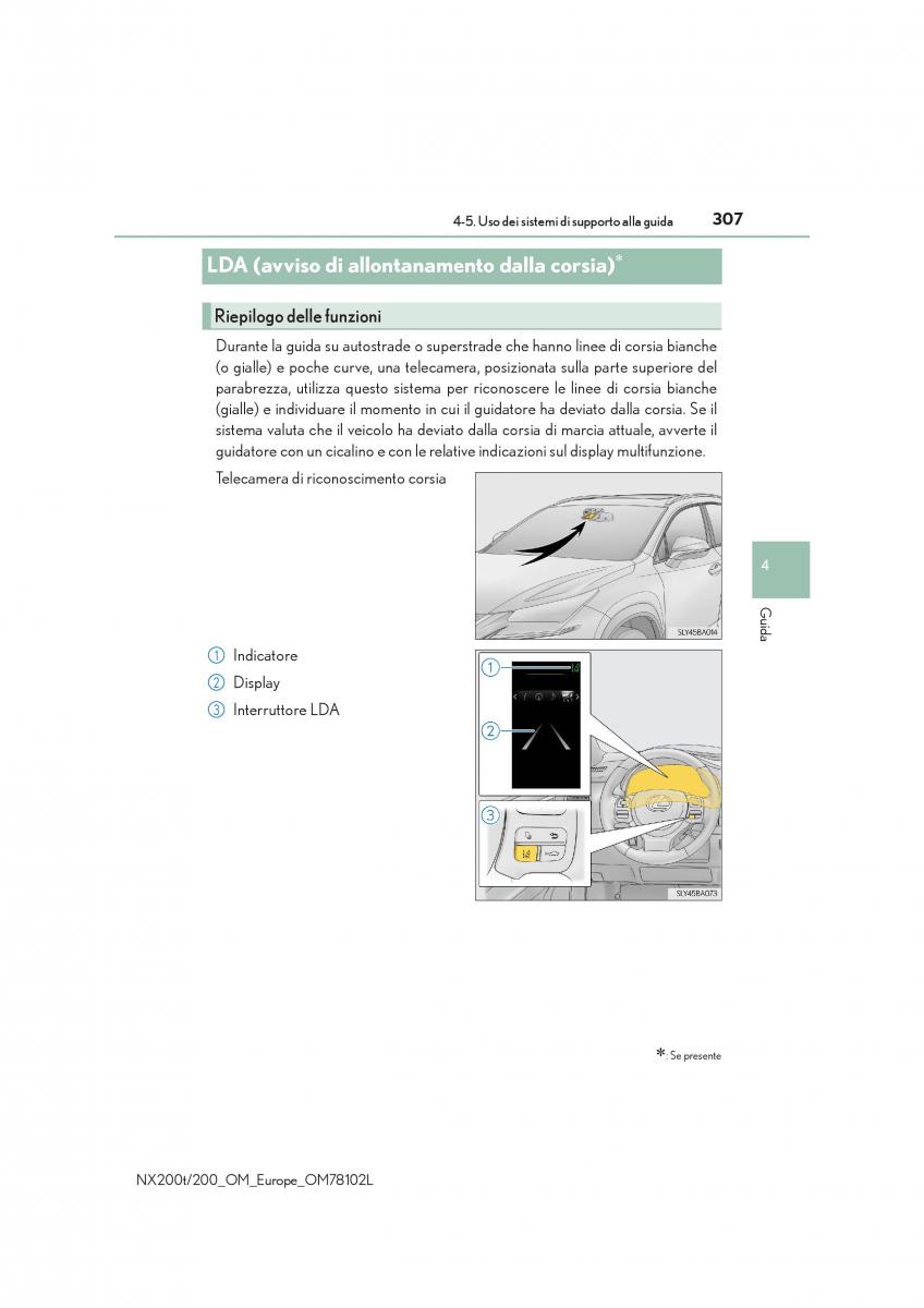 Lexus NX manuale del proprietario / page 307