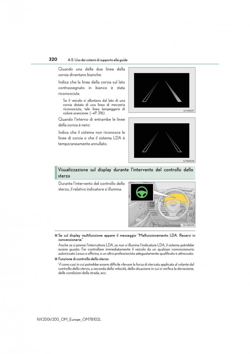 Lexus NX manuale del proprietario / page 320