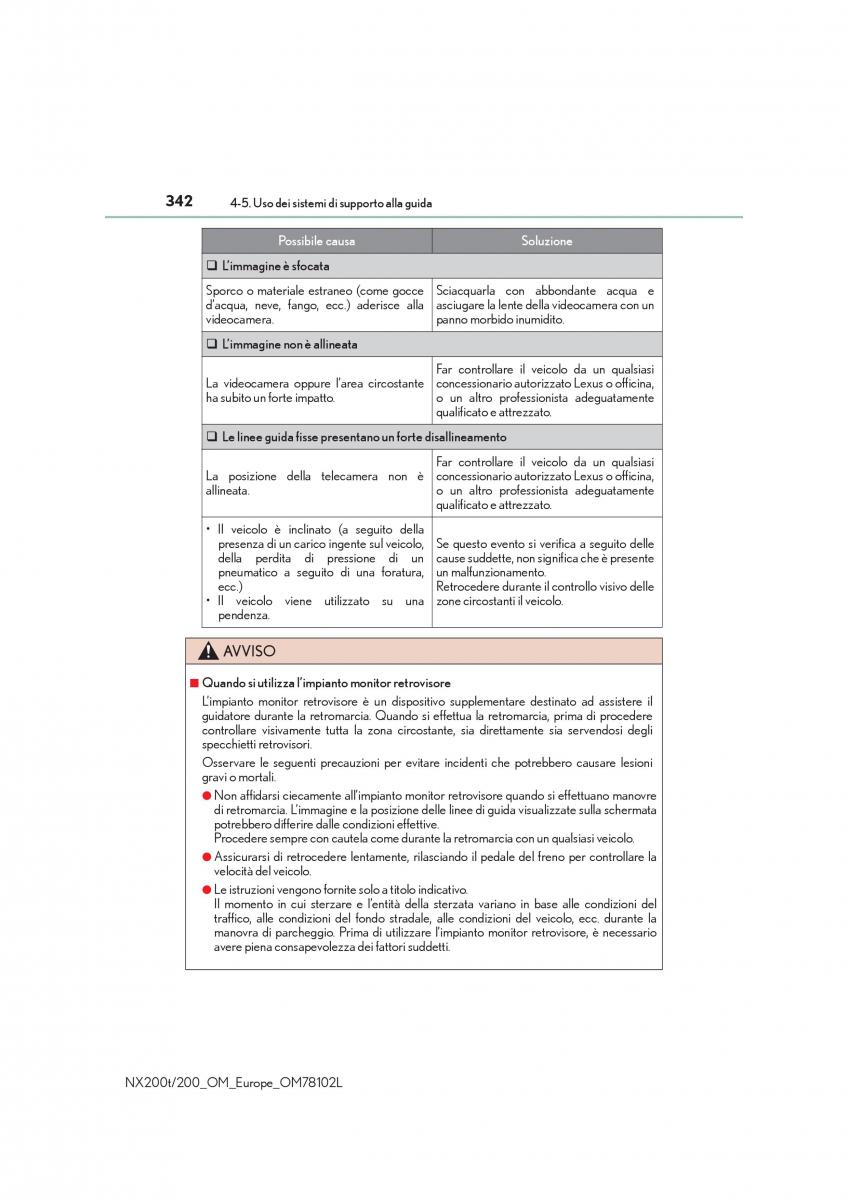 Lexus NX manuale del proprietario / page 342