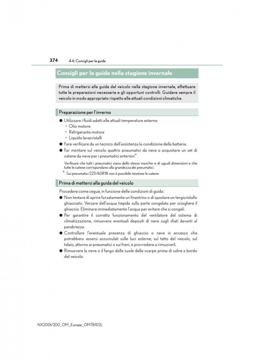 Lexus NX manuale del proprietario / page 374
