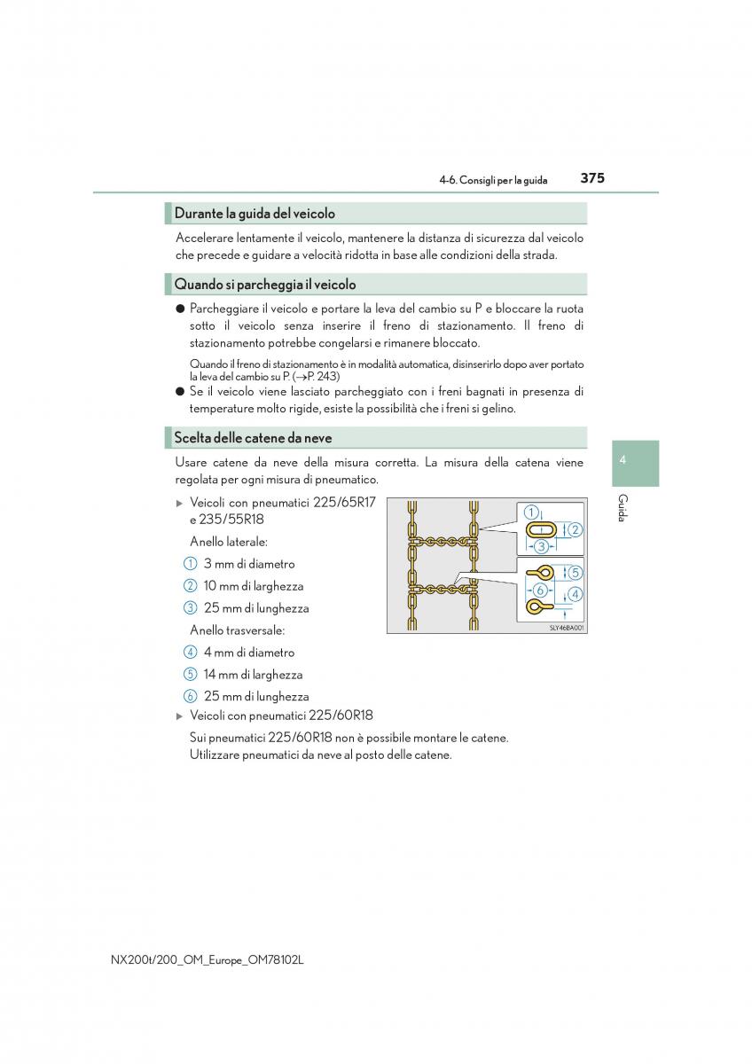 Lexus NX manuale del proprietario / page 375