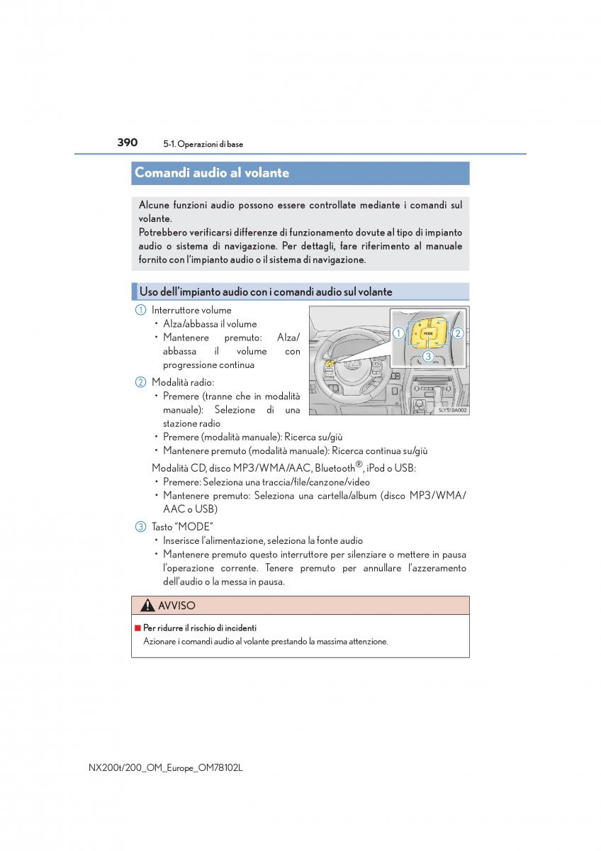 Lexus NX manuale del proprietario / page 390