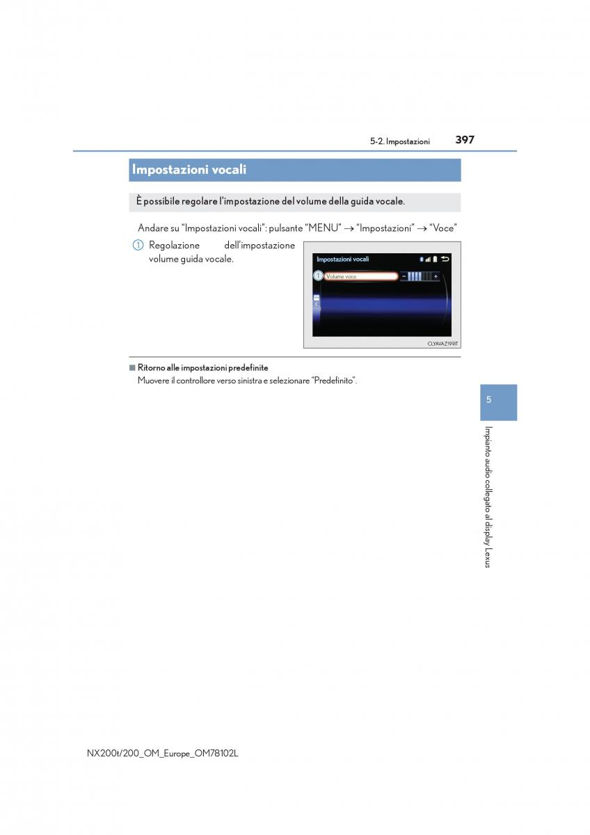 Lexus NX manuale del proprietario / page 397