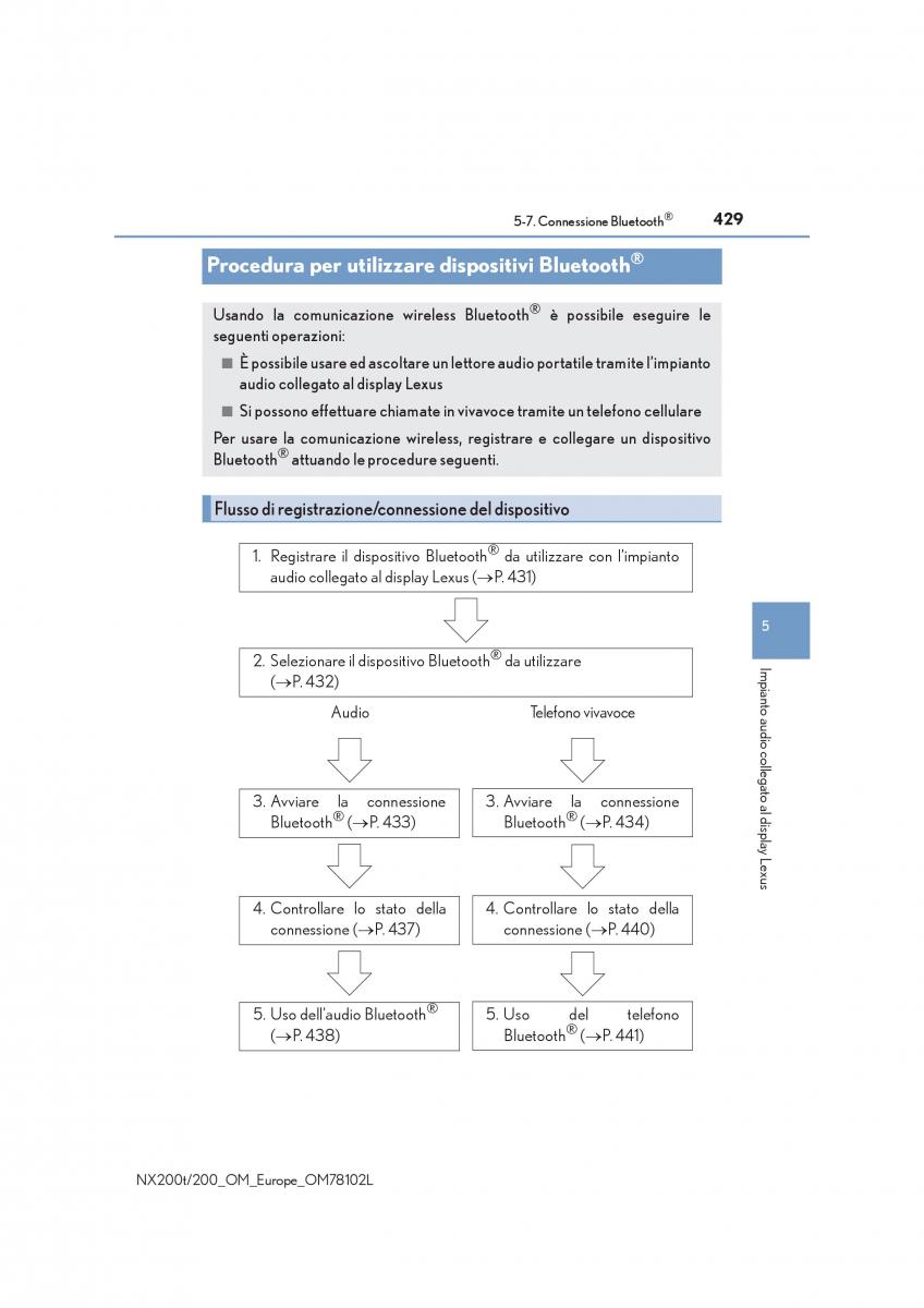 Lexus NX manuale del proprietario / page 429