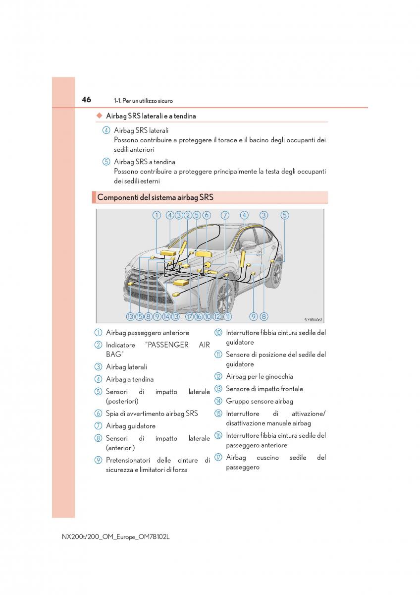 Lexus NX manuale del proprietario / page 46