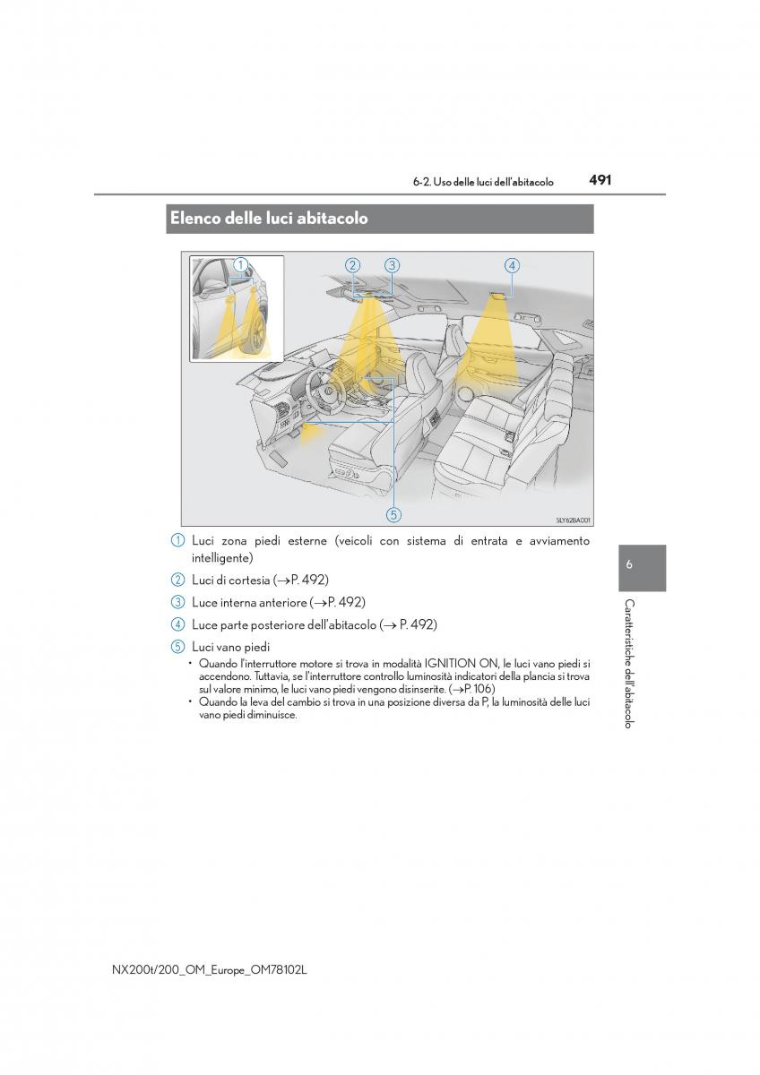 Lexus NX manuale del proprietario / page 491