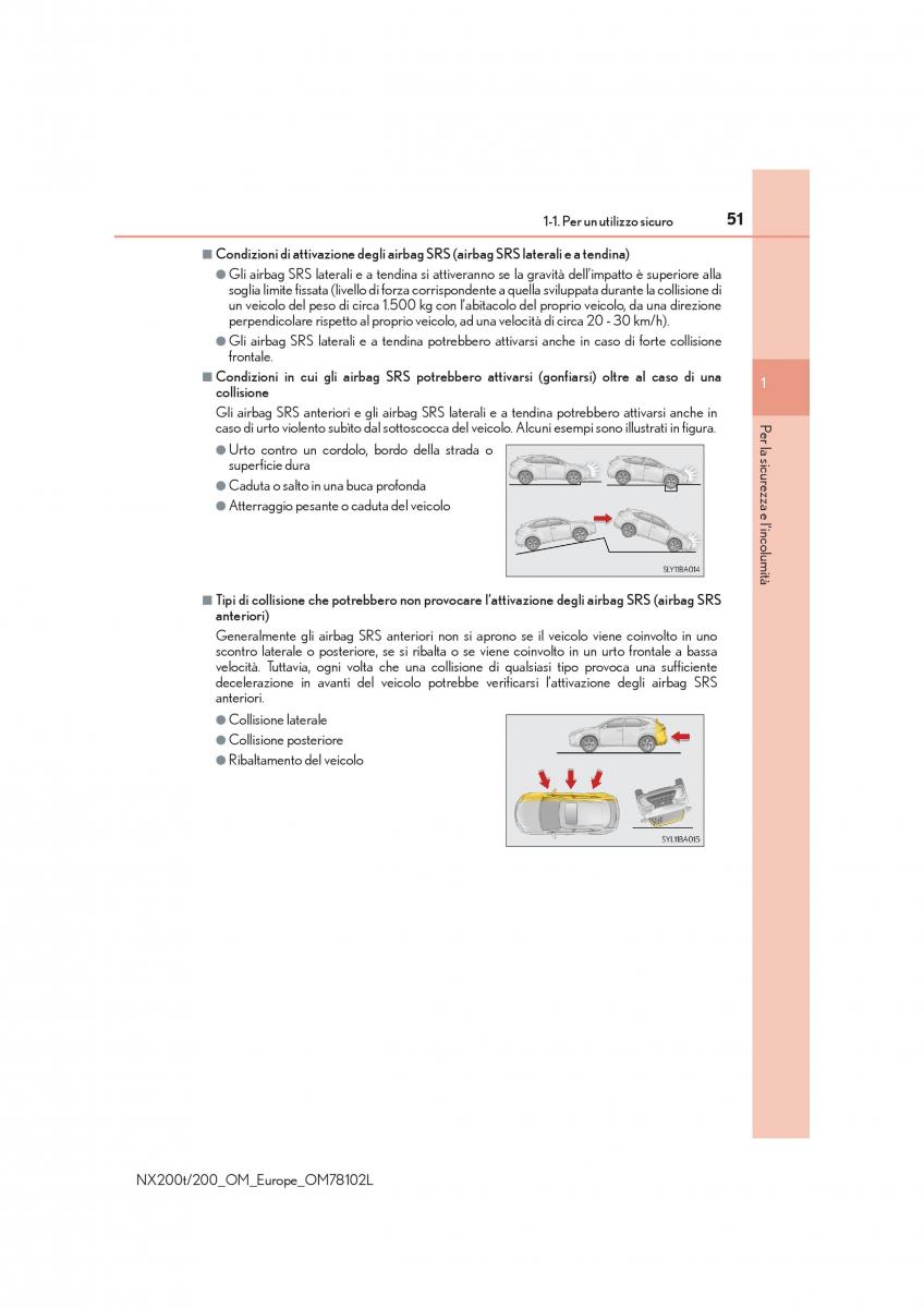 Lexus NX manuale del proprietario / page 51