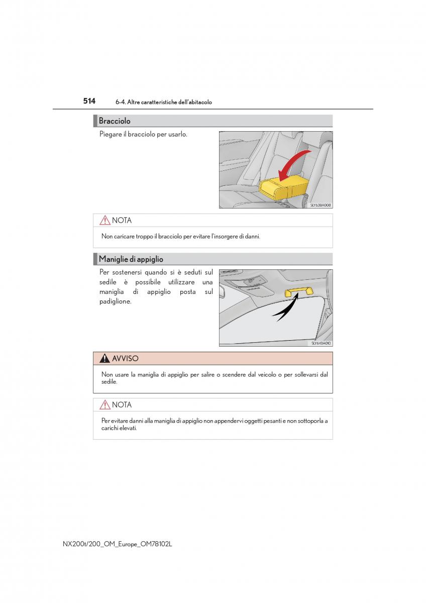 Lexus NX manuale del proprietario / page 514