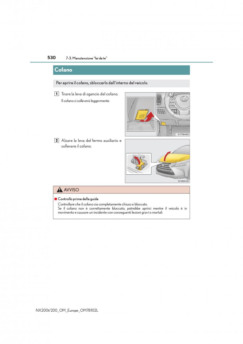 Lexus NX manuale del proprietario / page 530