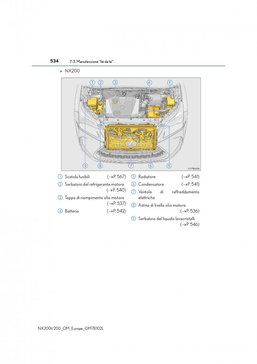 Lexus NX manuale del proprietario / page 534