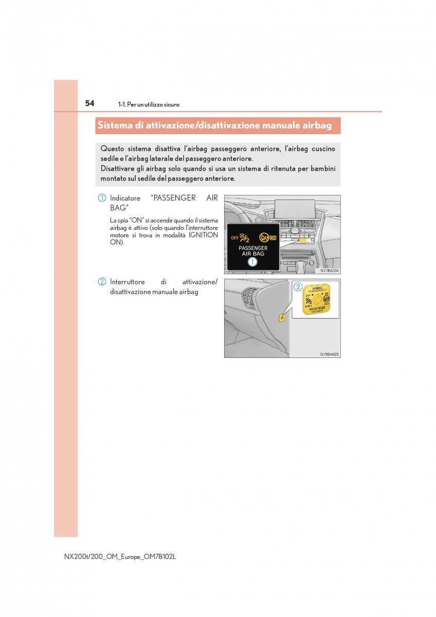 Lexus NX manuale del proprietario / page 54