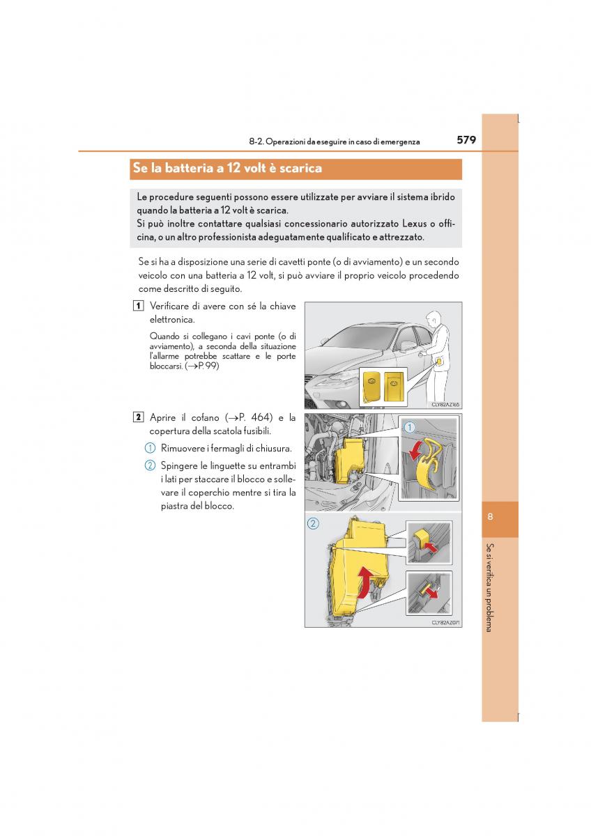 Lexus IS300h III 3 manuale del proprietario / page 579