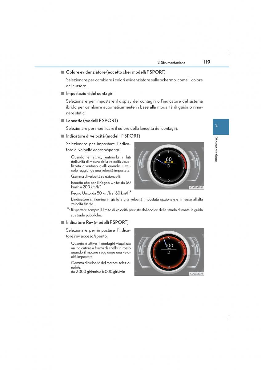 Lexus IS300h III 3 manuale del proprietario / page 119