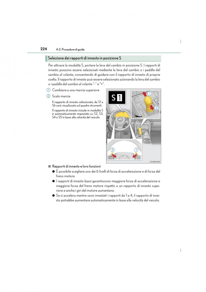 Lexus IS300h III 3 manuale del proprietario / page 224