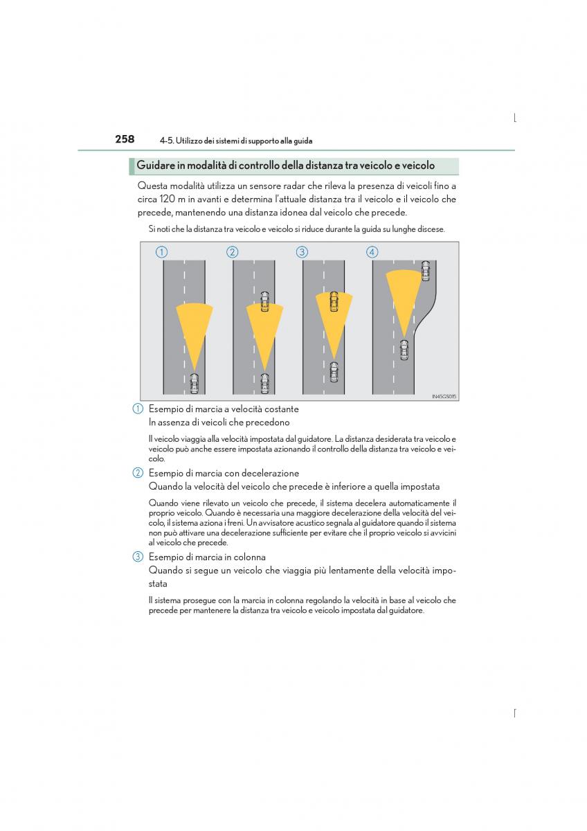 Lexus IS300h III 3 manuale del proprietario / page 258