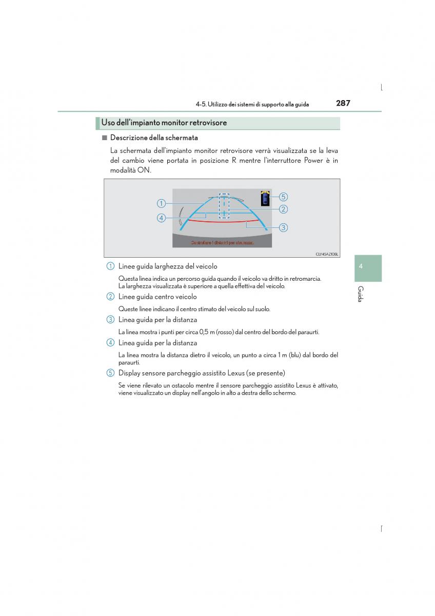 Lexus IS300h III 3 manuale del proprietario / page 287