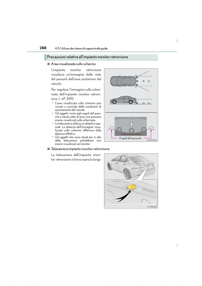 Lexus IS300h III 3 manuale del proprietario / page 288