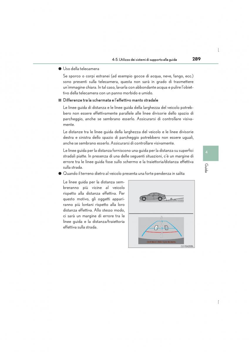 Lexus IS300h III 3 manuale del proprietario / page 289