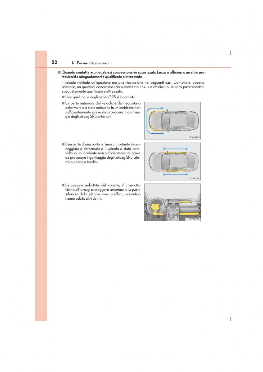 Lexus IS300h III 3 manuale del proprietario / page 52