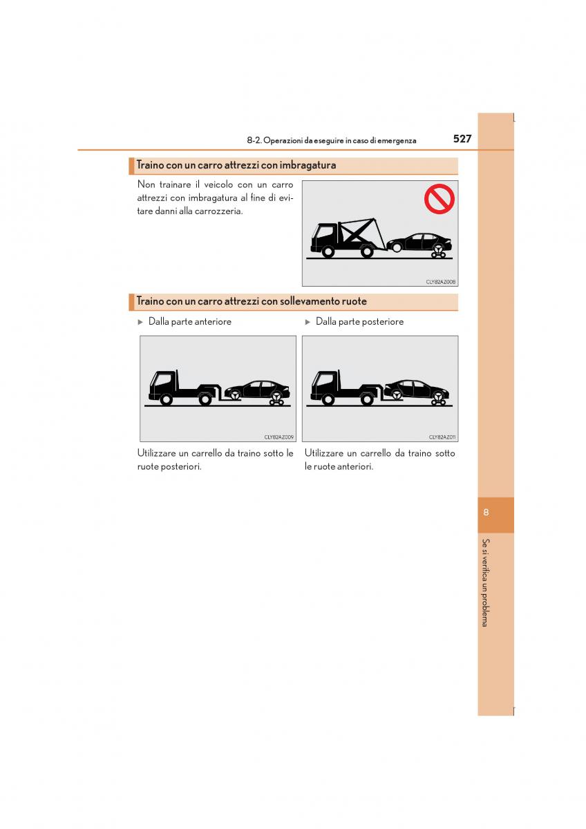 Lexus IS300h III 3 manuale del proprietario / page 527