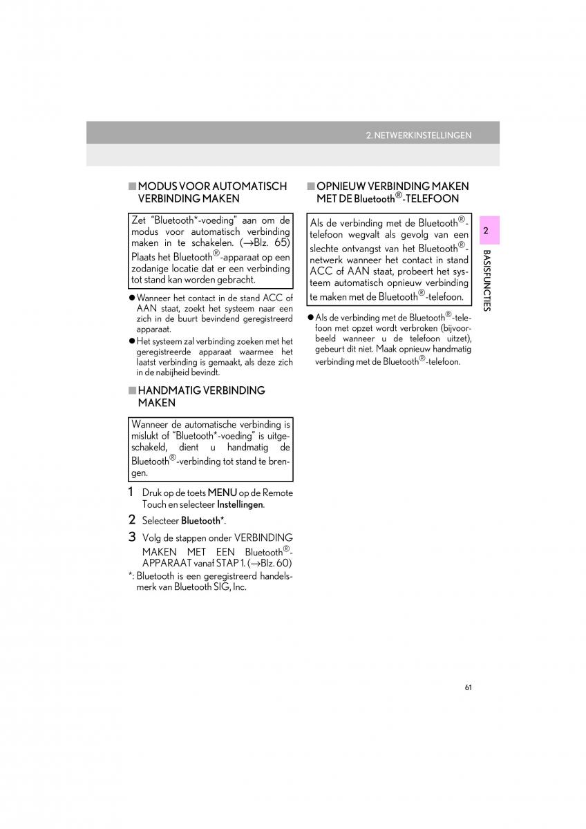 Lexus IS300h III 3 handleiding / page 61