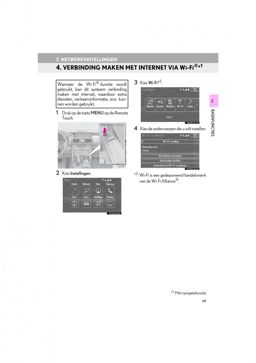 Lexus IS300h III 3 handleiding / page 69