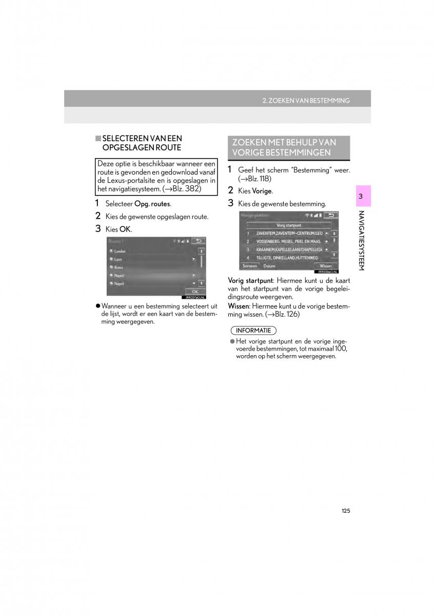 Lexus IS300h III 3 handleiding / page 125