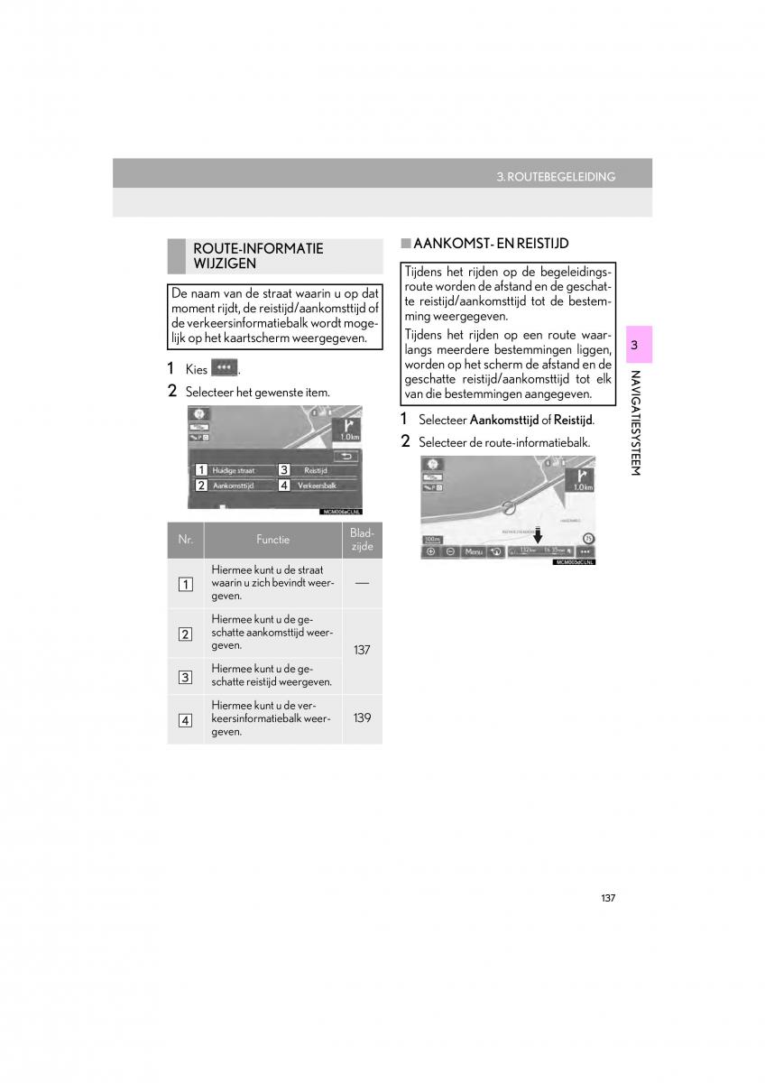 Lexus IS300h III 3 handleiding / page 137