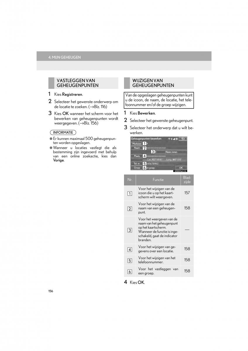 Lexus IS300h III 3 handleiding / page 156