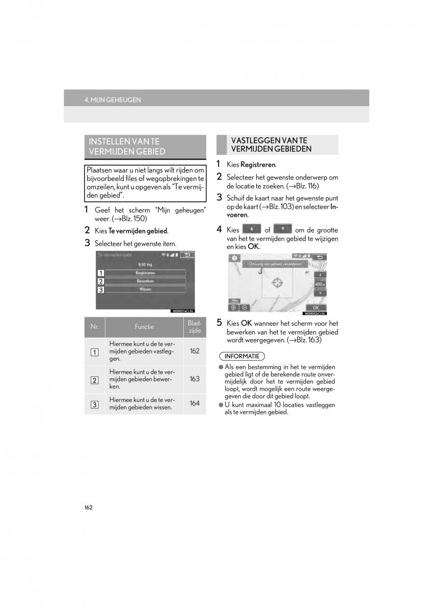 Lexus IS300h III 3 handleiding / page 162