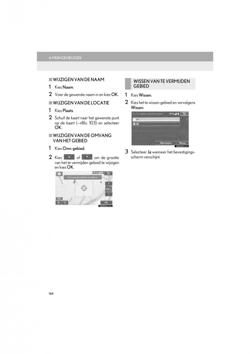 Lexus IS300h III 3 handleiding / page 164