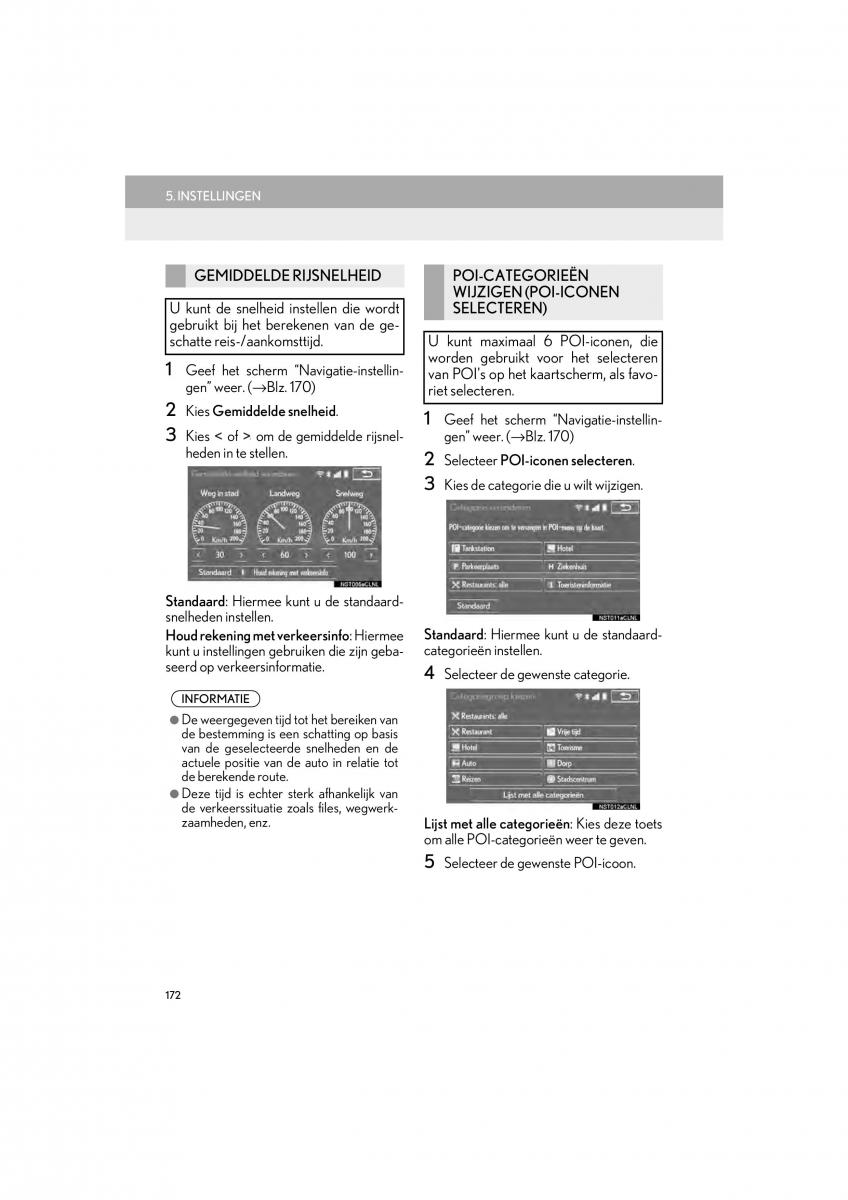 Lexus IS300h III 3 handleiding / page 172