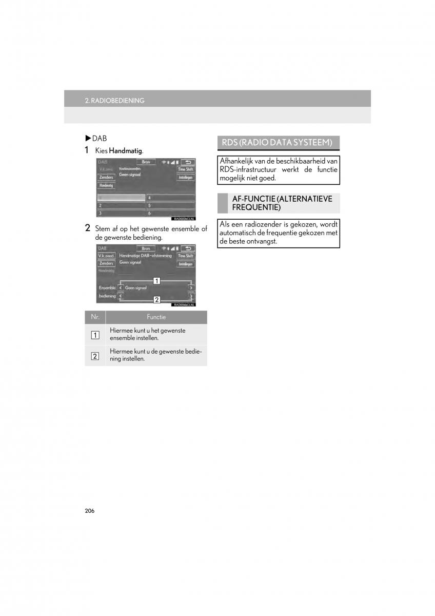 Lexus IS300h III 3 handleiding / page 206