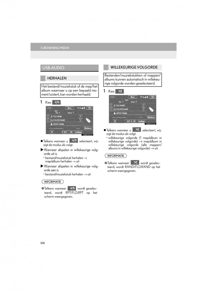 Lexus IS300h III 3 handleiding / page 226