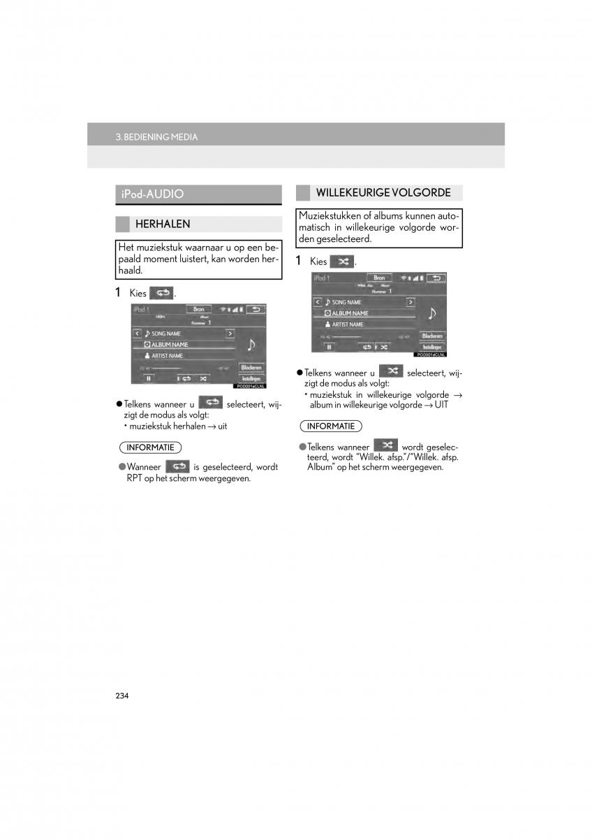 Lexus IS300h III 3 handleiding / page 234