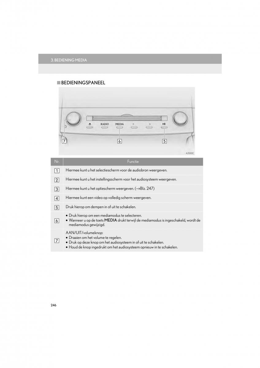 Lexus IS300h III 3 handleiding / page 246