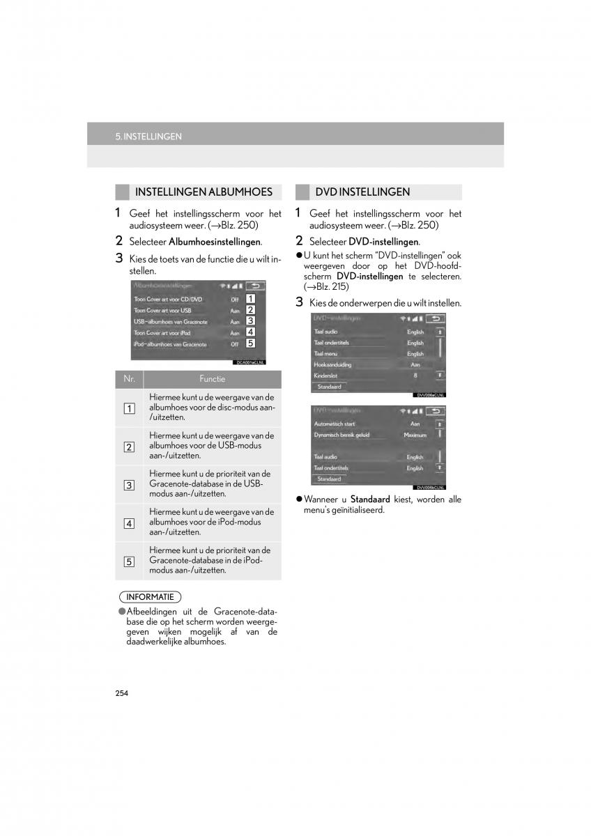 Lexus IS300h III 3 handleiding / page 254