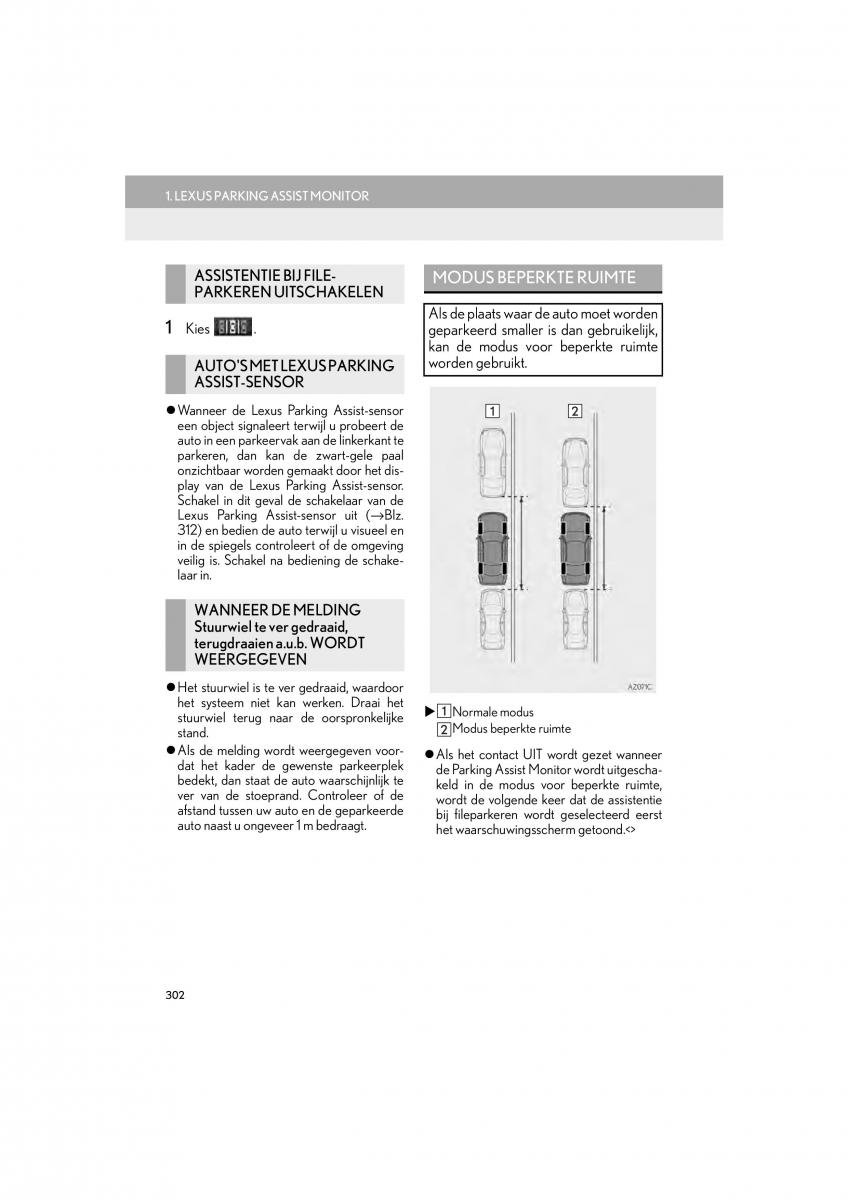 Lexus IS300h III 3 handleiding / page 302