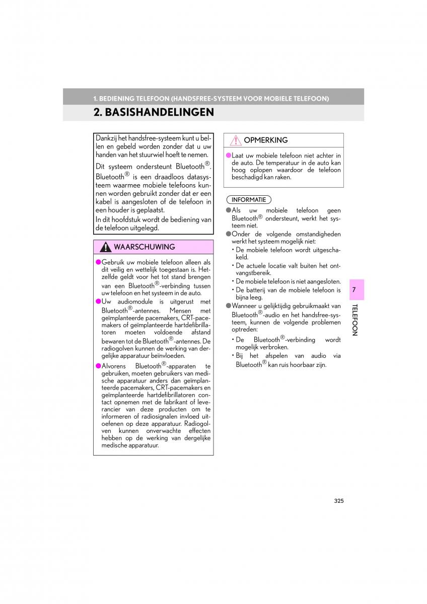 Lexus IS300h III 3 handleiding / page 325