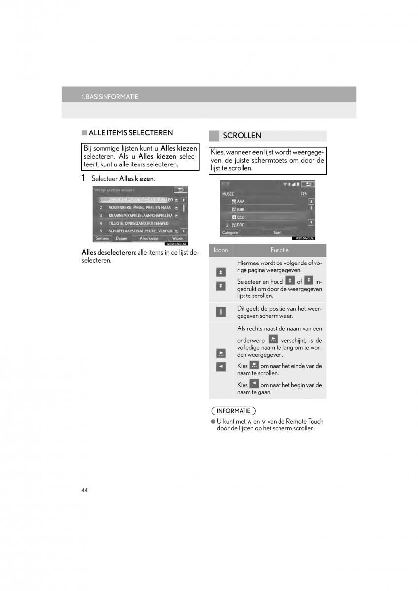 Lexus IS300h III 3 handleiding / page 44