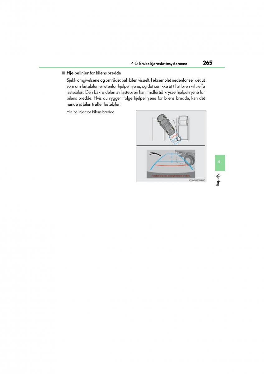 Lexus IS300h III 3 bruksanvisningen / page 267