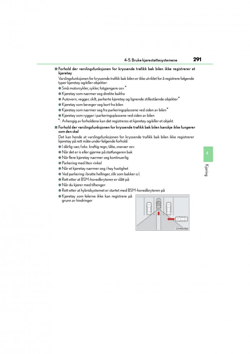 Lexus IS300h III 3 bruksanvisningen / page 293