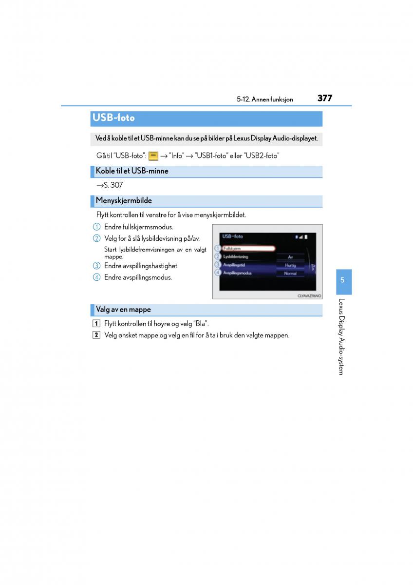 Lexus IS300h III 3 bruksanvisningen / page 379