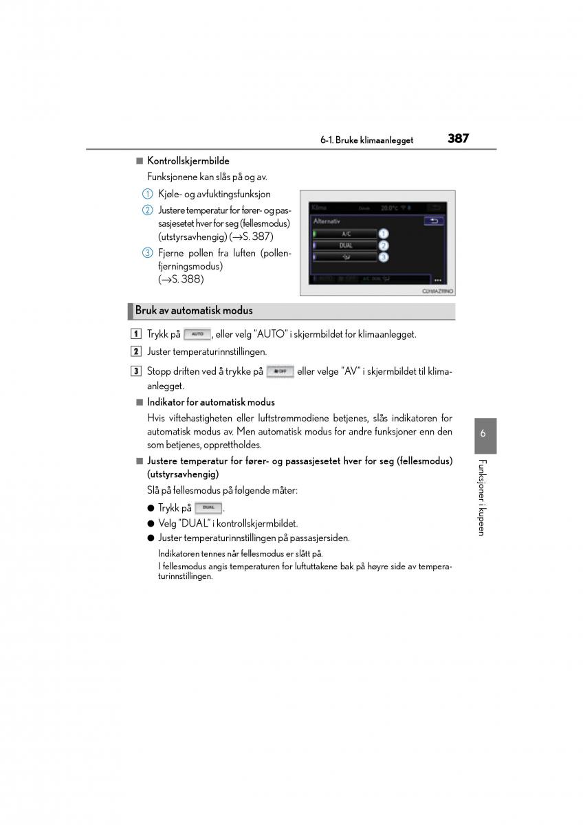 Lexus IS300h III 3 bruksanvisningen / page 389