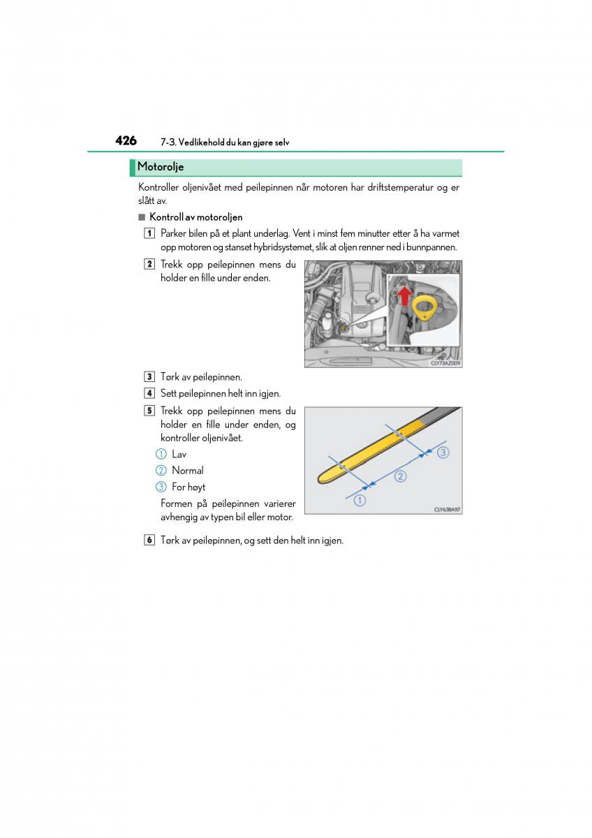 Lexus IS300h III 3 bruksanvisningen / page 428