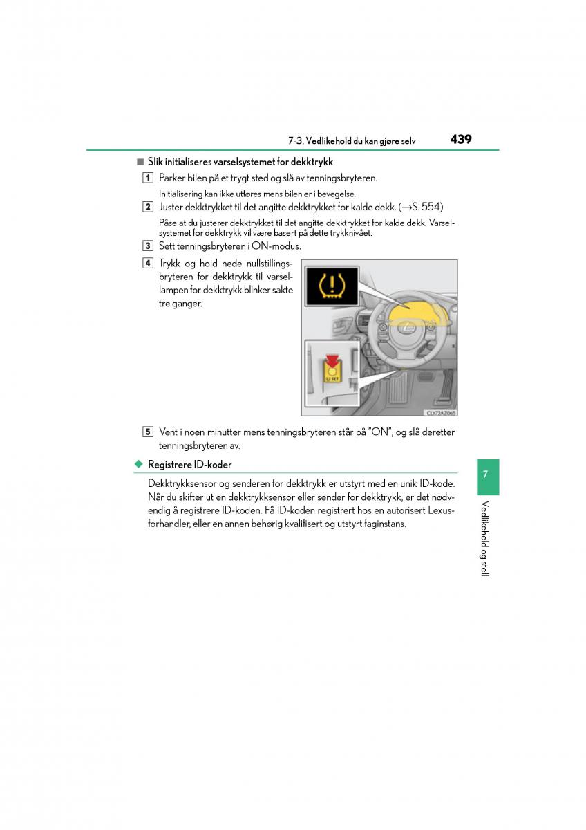 Lexus IS300h III 3 bruksanvisningen / page 441