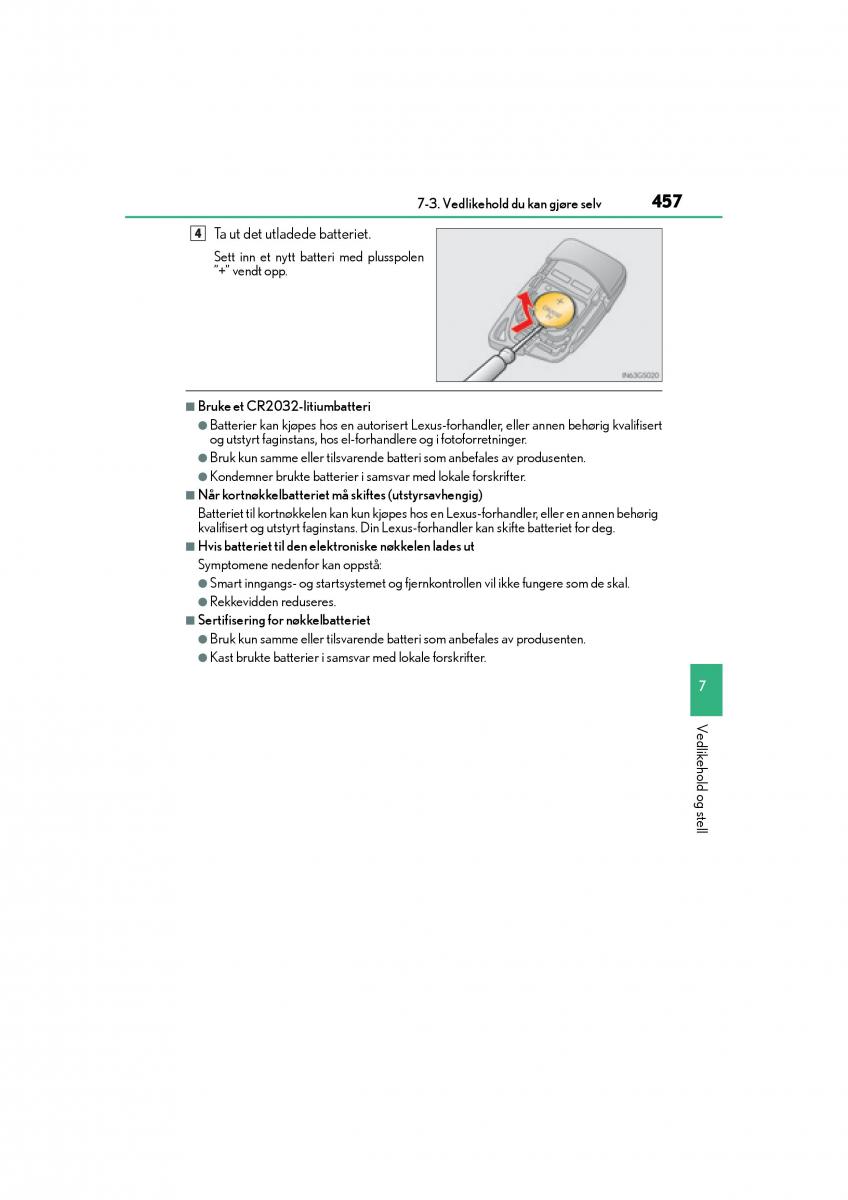 Lexus IS300h III 3 bruksanvisningen / page 459