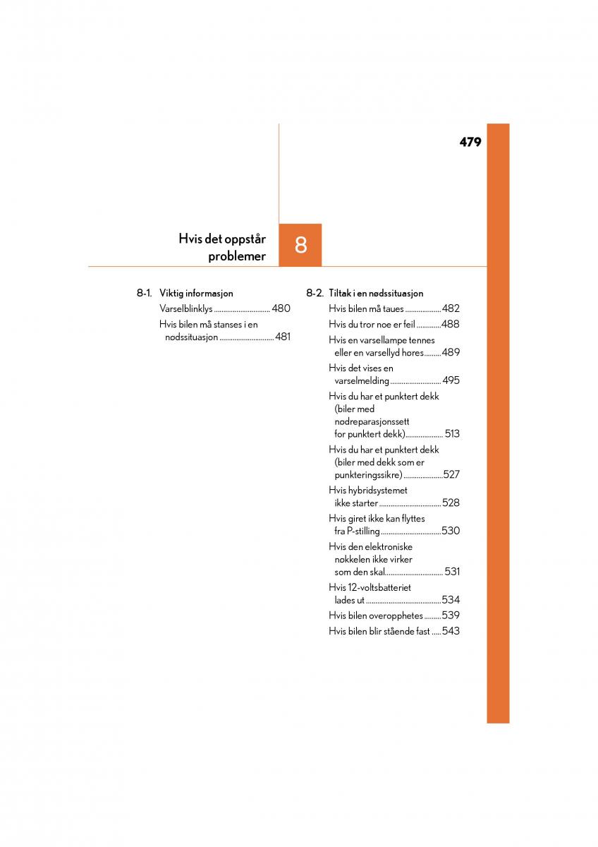 Lexus IS300h III 3 bruksanvisningen / page 481