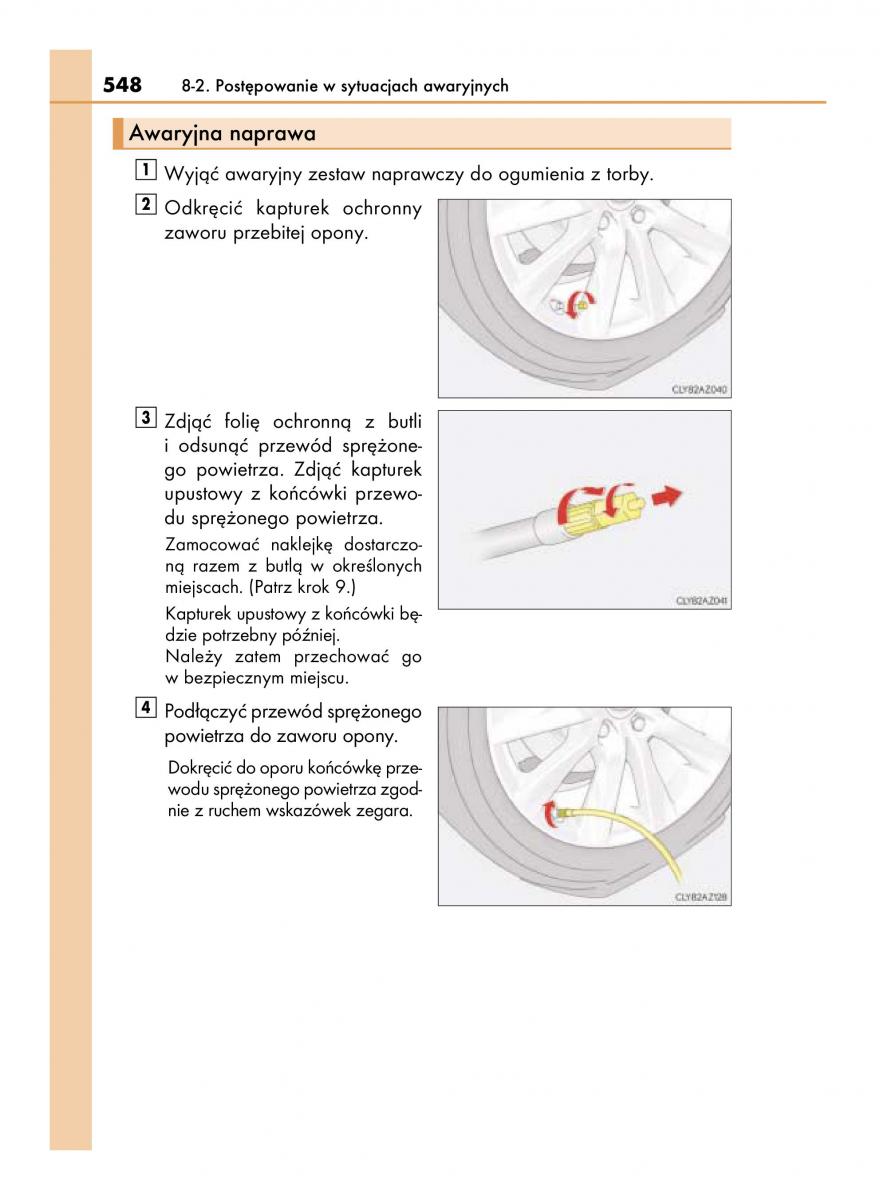 Lexus IS300h III 3 instrukcja obslugi / page 548